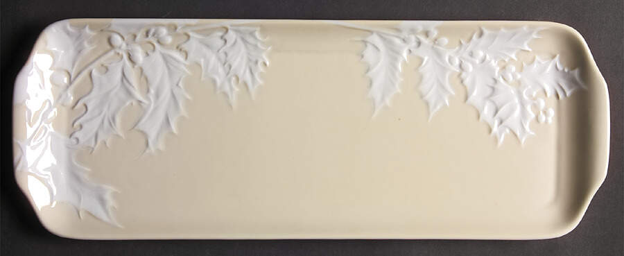 Promenade Tan (Ivoire) Large Sandwich Tray by Philippe Deshoulieres-1