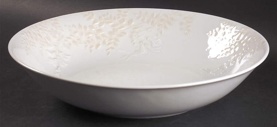Promenade Tan (Ivoire) 11" Round Vegetable Bowl by Philippe Deshoulieres-1