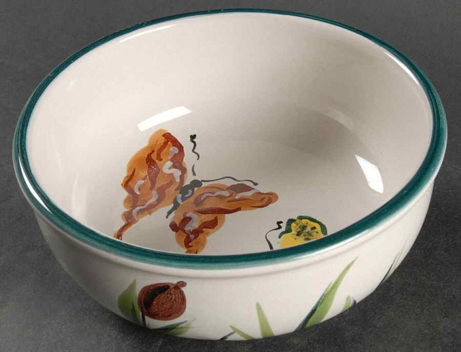 Farfalle Coupe Cereal Bowl by Deruta (Italy)-1