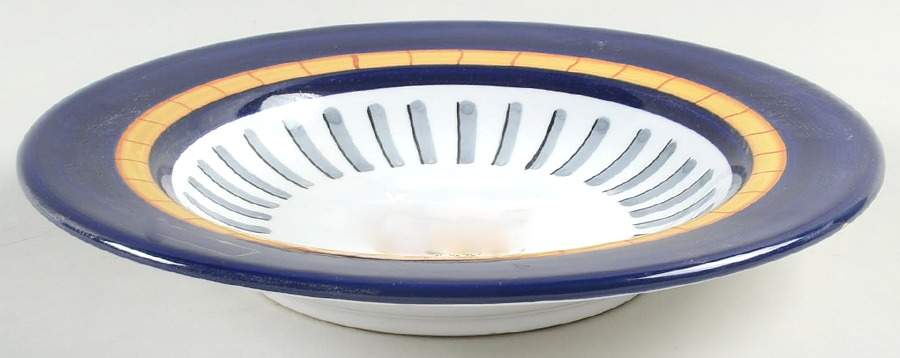 DER16 Large Rim Soup Bowl by Deruta (Italy)-1