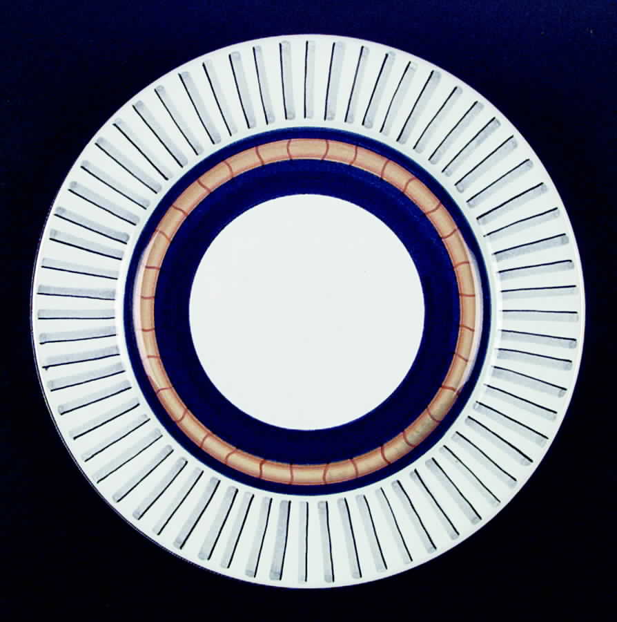 DER16 Dinner Plate by Deruta (Italy)-1