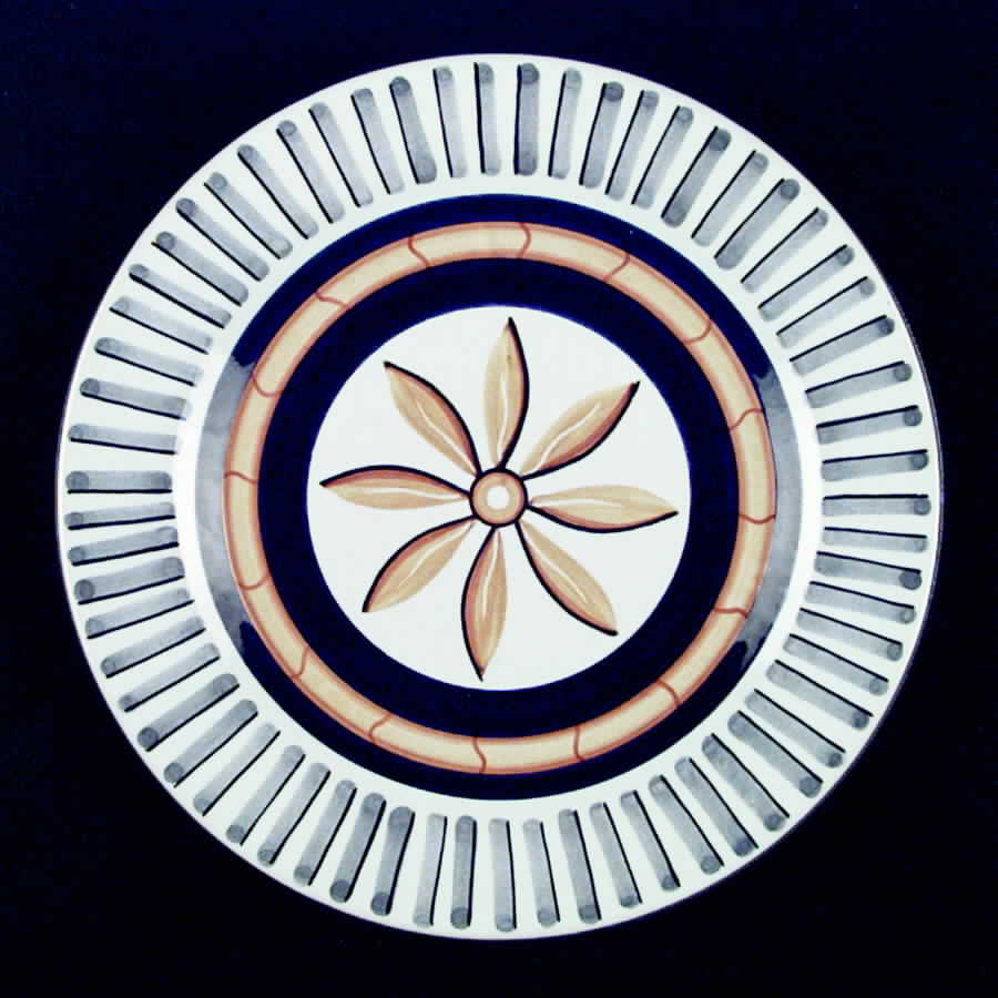 DER16 Salad Plate by Deruta (Italy)-1