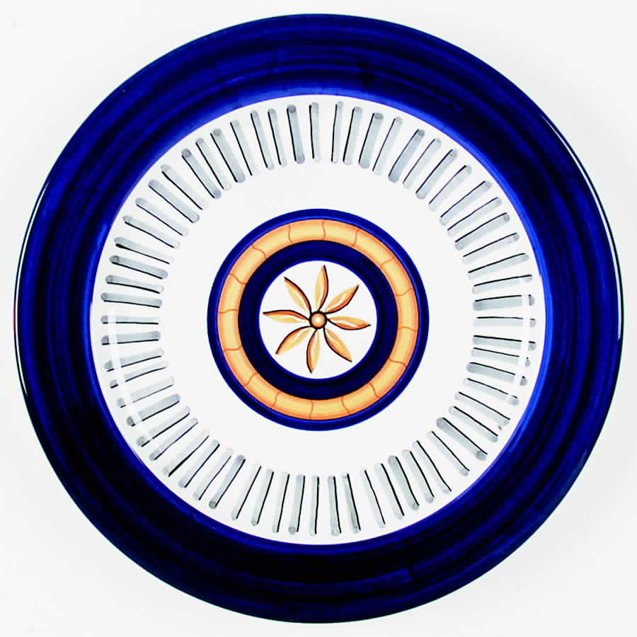 DER16 12" Chop Plate (Round Platter) by Deruta (Italy)-1