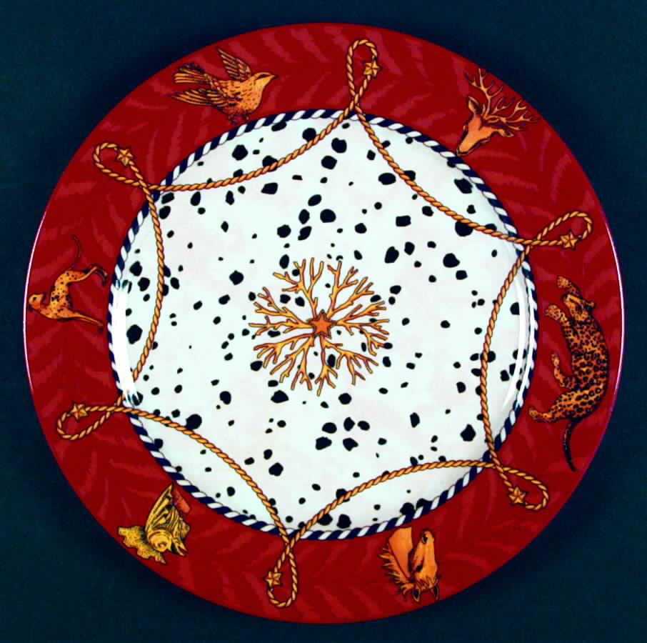 Le Bestiaire Service Plate (Charger) by Yves Deshoulieres-1