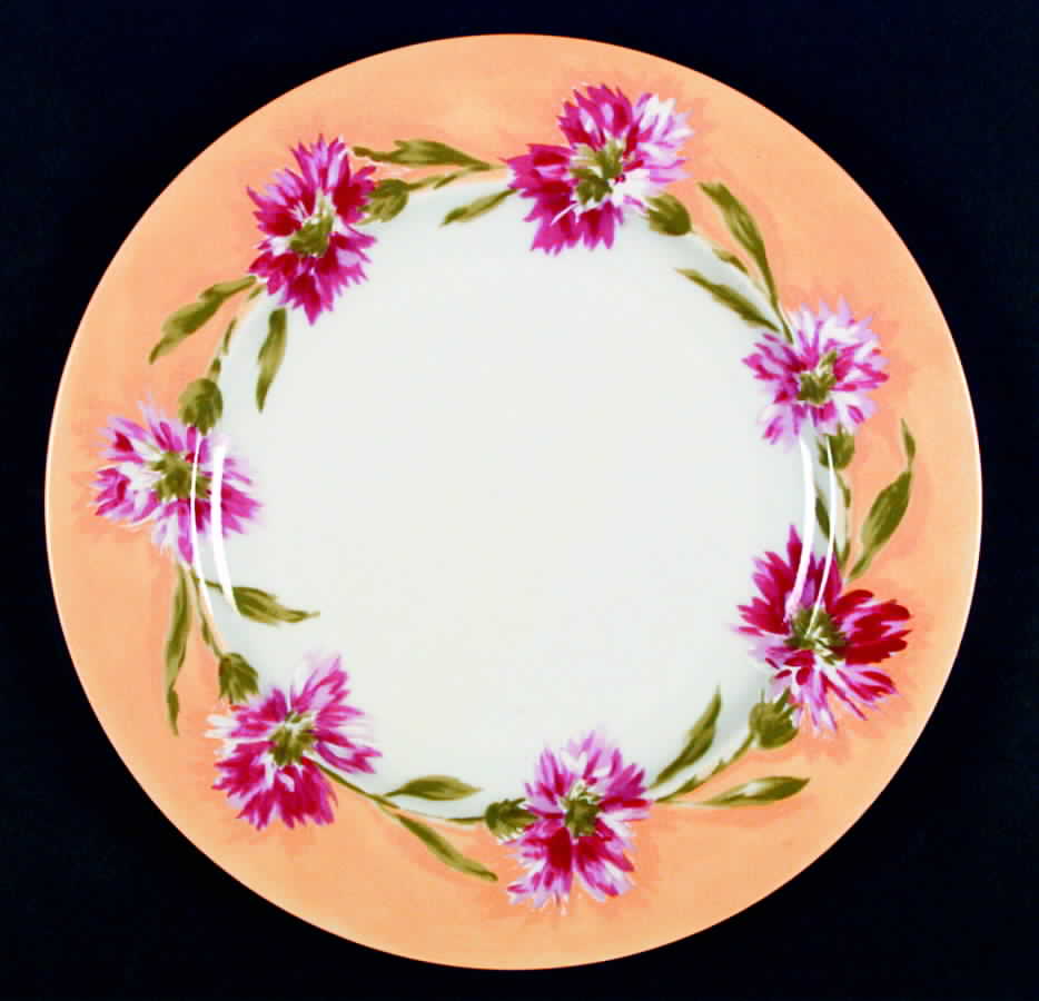 Histoire De Fleurs Dinner Plate by Yves Deshoulieres-1