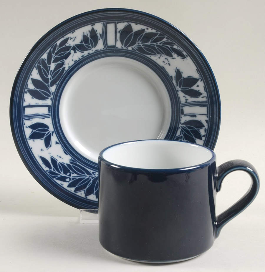 Ceylon (Japan) Flat Cup & Saucer Set by Dansk-1