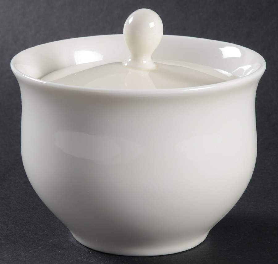 Tjorn Ivory Sugar Bowl & Lid by Dansk-1
