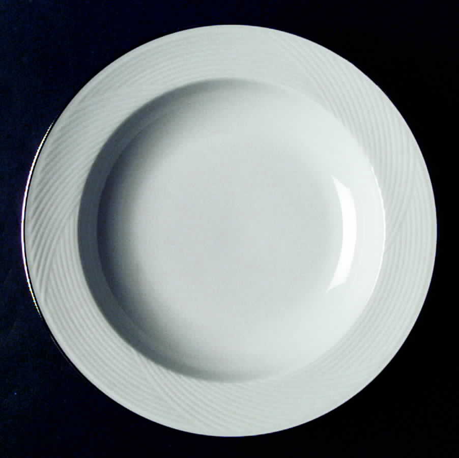 Platinum Large Rim Soup Bowl by Dansk-1