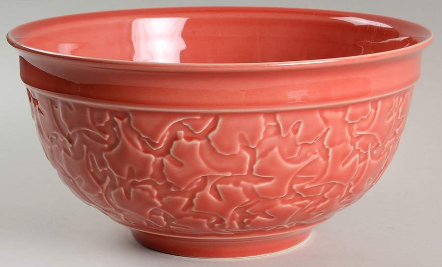 Craftmark Poppy (Red) 9" Round Vegetable Bowl by Dansk-1