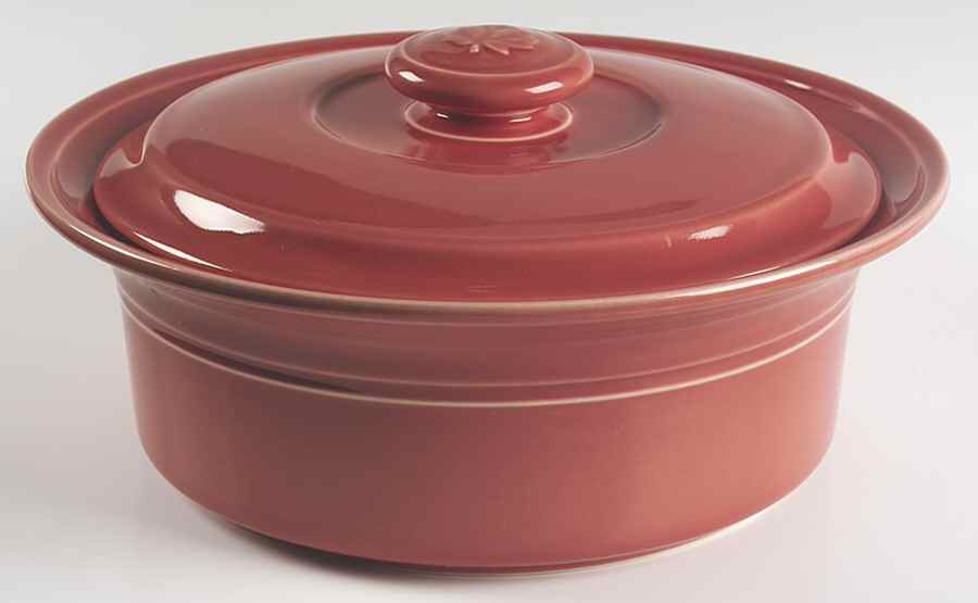 Craftmark Poppy (Red) 2.5 Qt Round Covered Casserole by Dansk-1