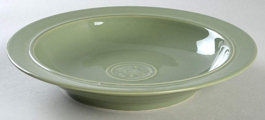 Craftmark Grass (Green) Large Rim Soup Bowl by Dansk-1