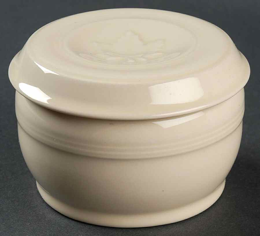 Craftmark Raffia (Tan) Sugar Bowl & Lid by Dansk-1