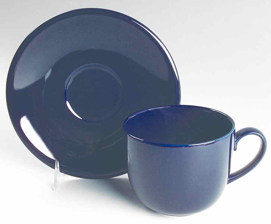 Bisserup Blue (Made In Portugal) Jumbo Cup & Saucer Set by Dansk-1