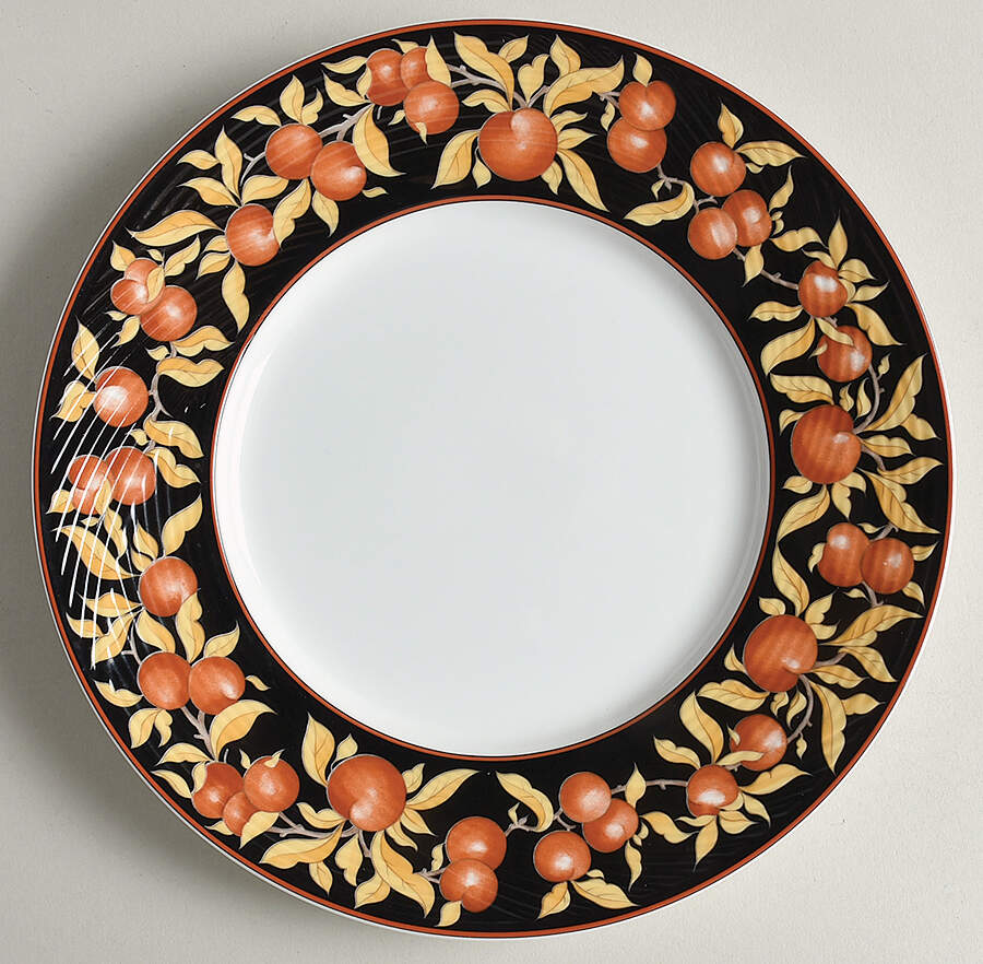 Apple Blossom (Tapestries Shape) Salad Plate by Dansk-1
