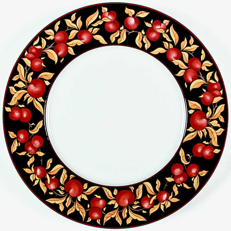 Apple Blossom (Tapestries Shape) Dinner Plate by Dansk-1