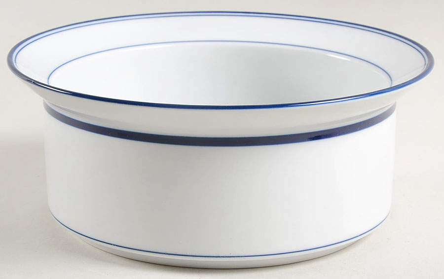 Christianshavn Blue 7" Round Vegetable Bowl by Dansk-1