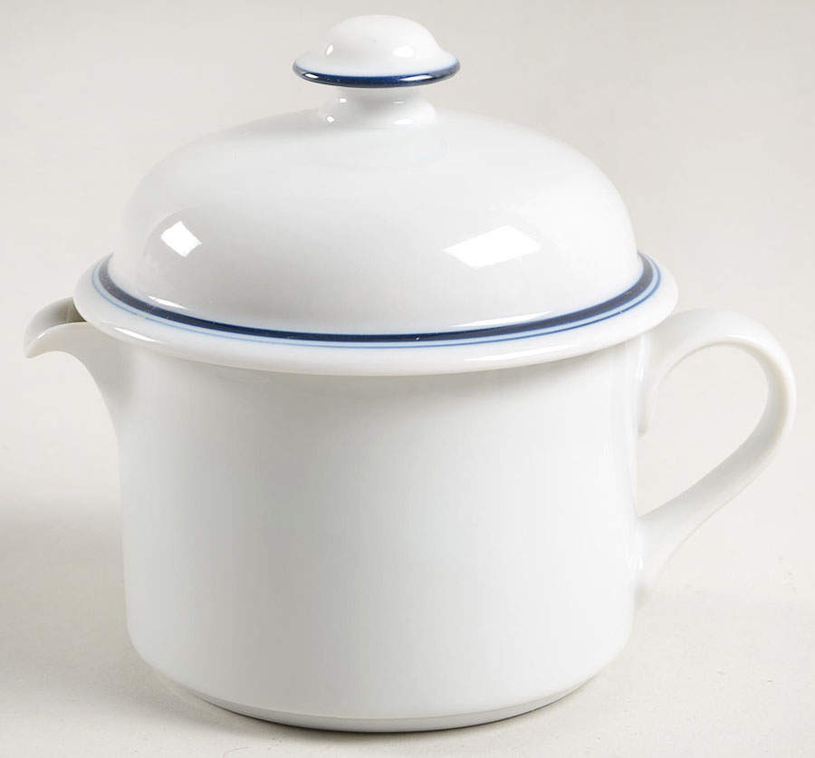 Christianshavn Blue Creamer & Lid by Dansk-1