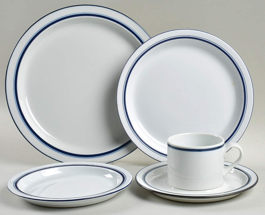 Christianshavn Blue 5 Piece Place Setting by Dansk-1