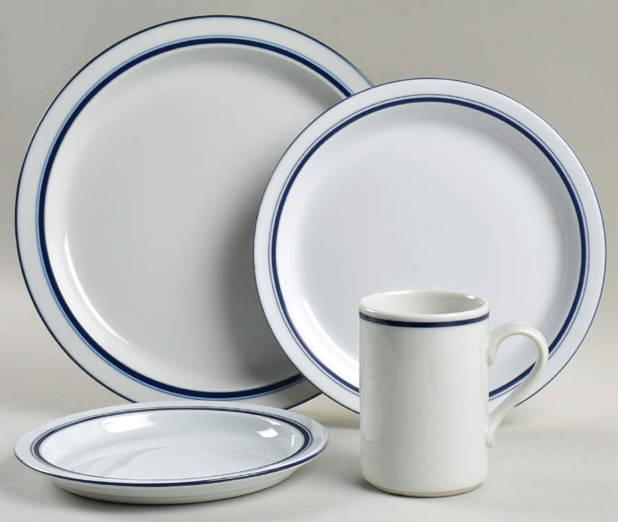 Christianshavn Blue 4 Piece Place Setting by Dansk-1
