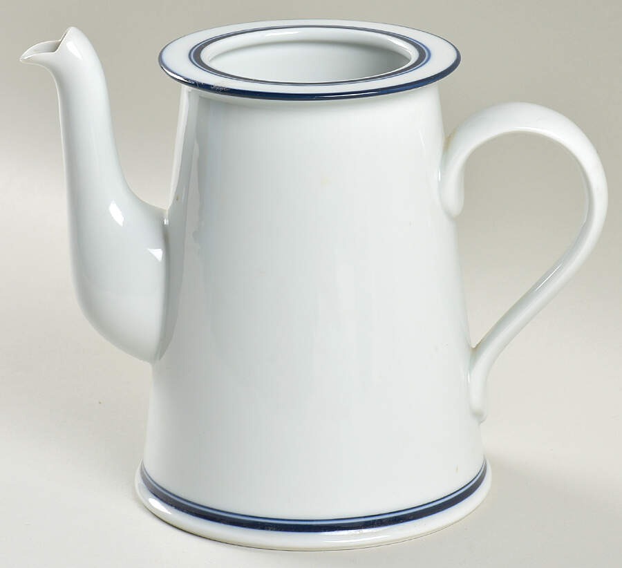 Christianshavn Blue Coffee Pot No Lid by Dansk-1