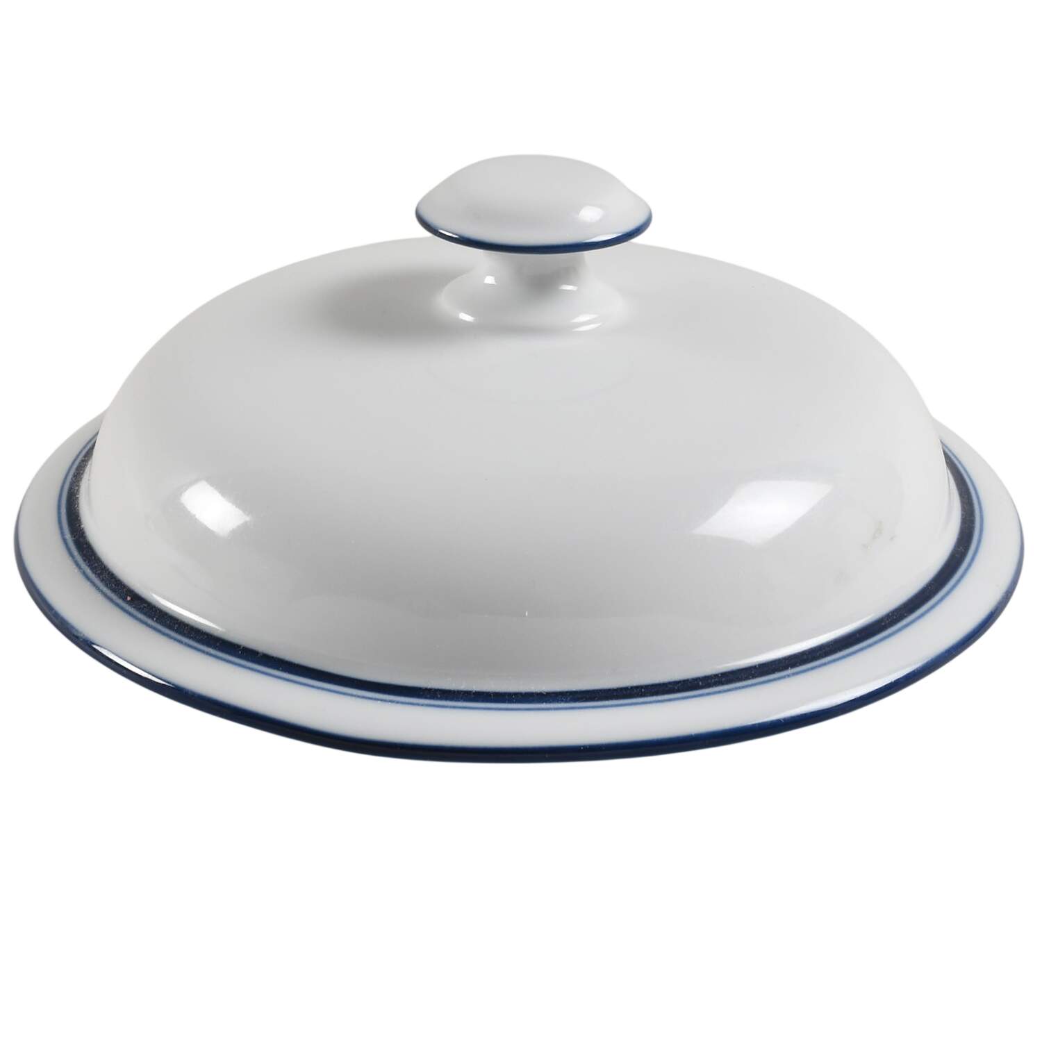 Christianshavn Blue Lid for 1.75 Qt Round Covered Casserole by Dansk-1