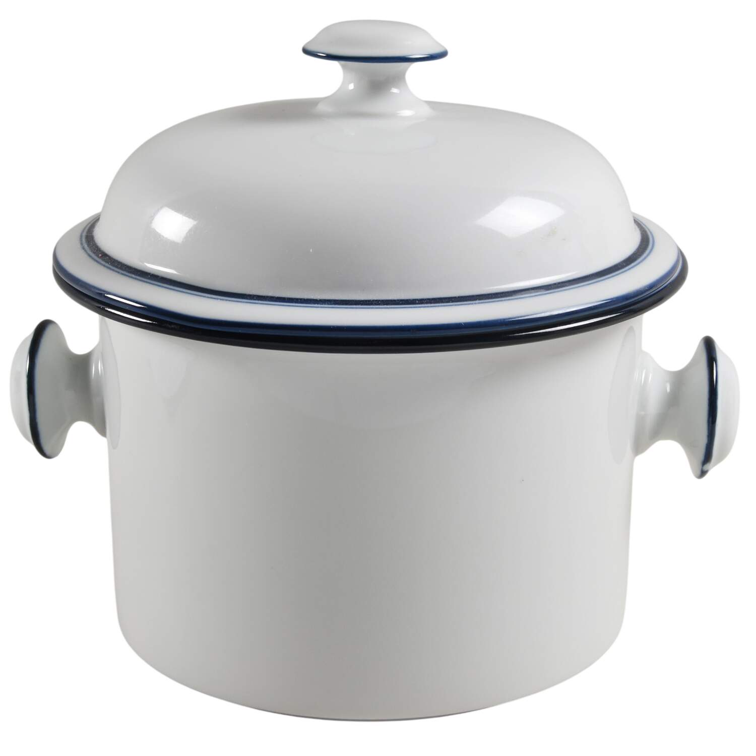 Christianshavn Blue 1.75 Qt Round Covered Casserole by Dansk-1