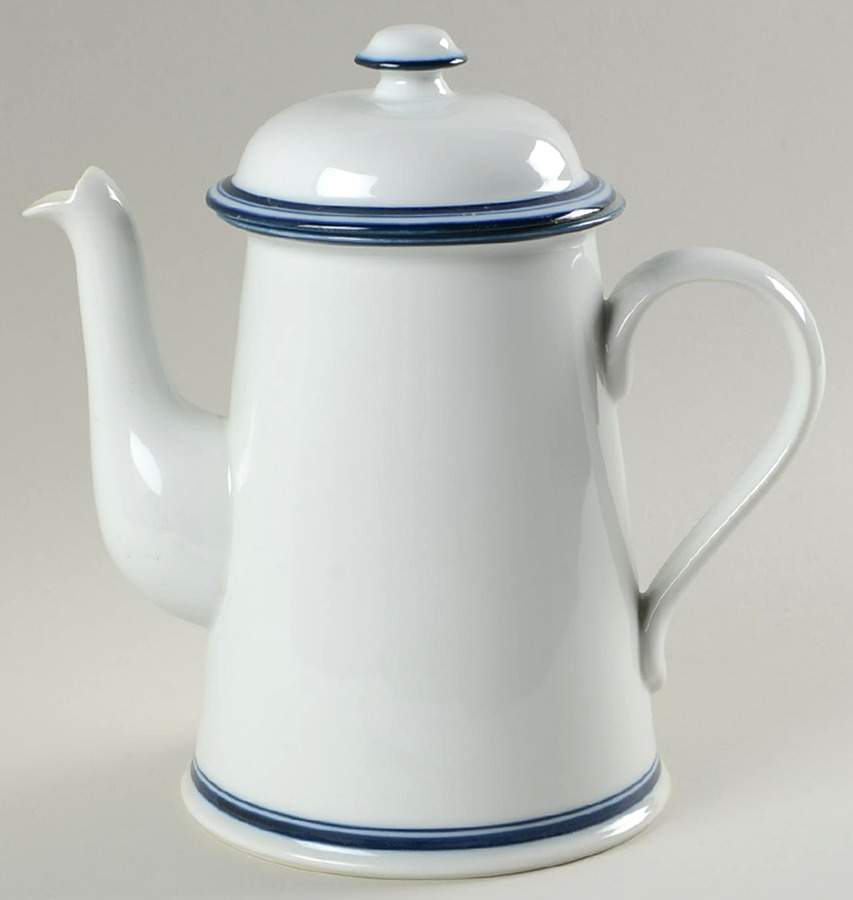 Christianshavn Blue Coffee Pot & Lid by Dansk-1