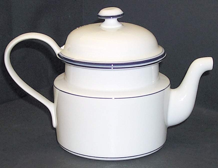 Christianshavn Blue Teapot & Lid by Dansk-1