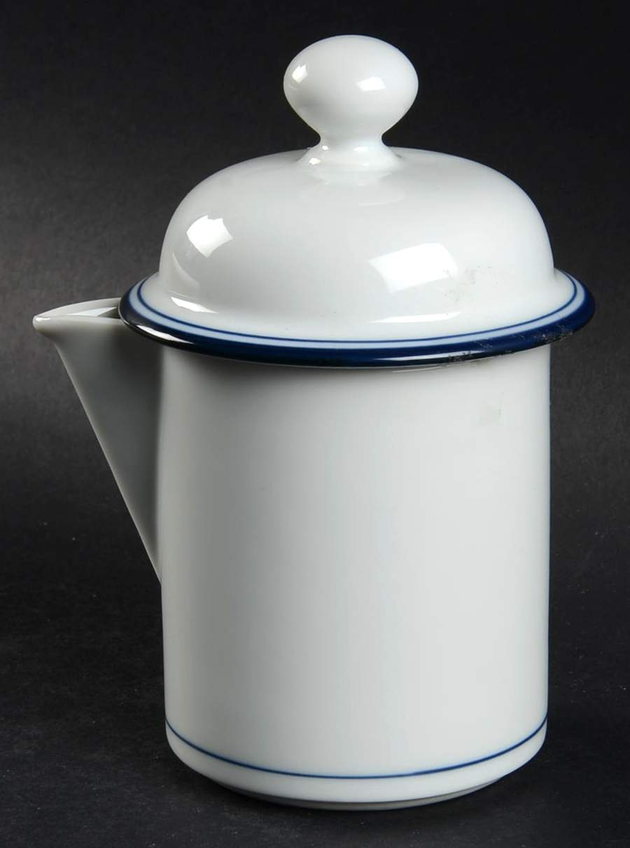 Christianshavn Blue Creamer & Lid by Dansk-1