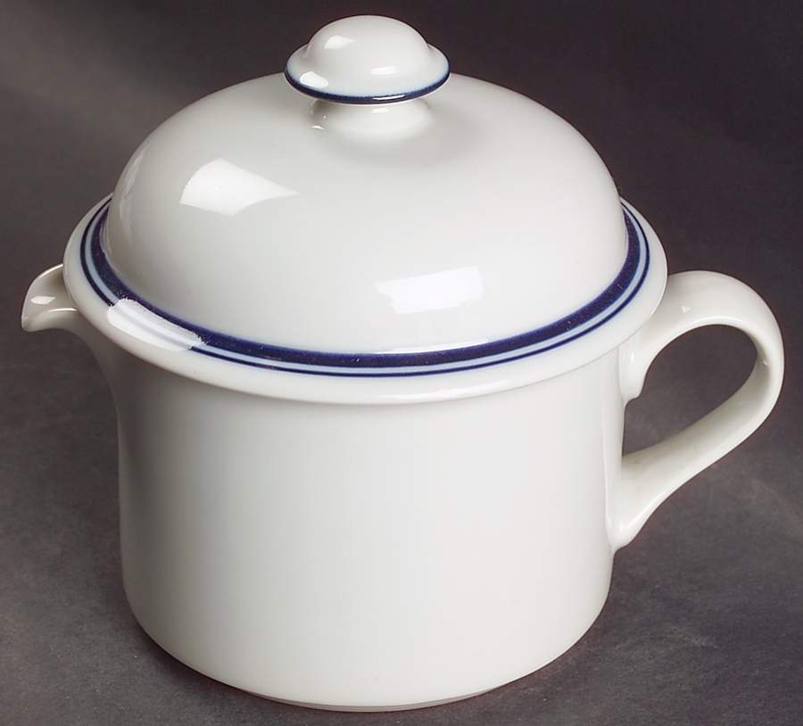 Christianshavn Blue Creamer & Lid by Dansk-1