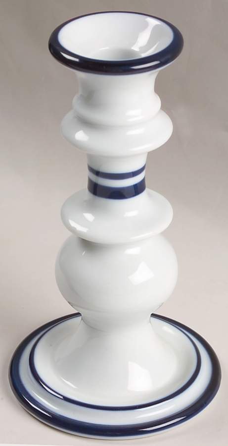 Christianshavn Blue 6" Candlestick by Dansk-1