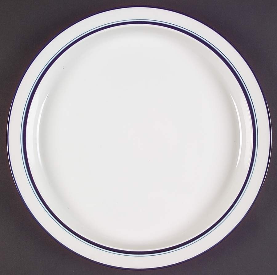 Christianshavn Blue 13" Chop Plate (Round Platter) by Dansk-1