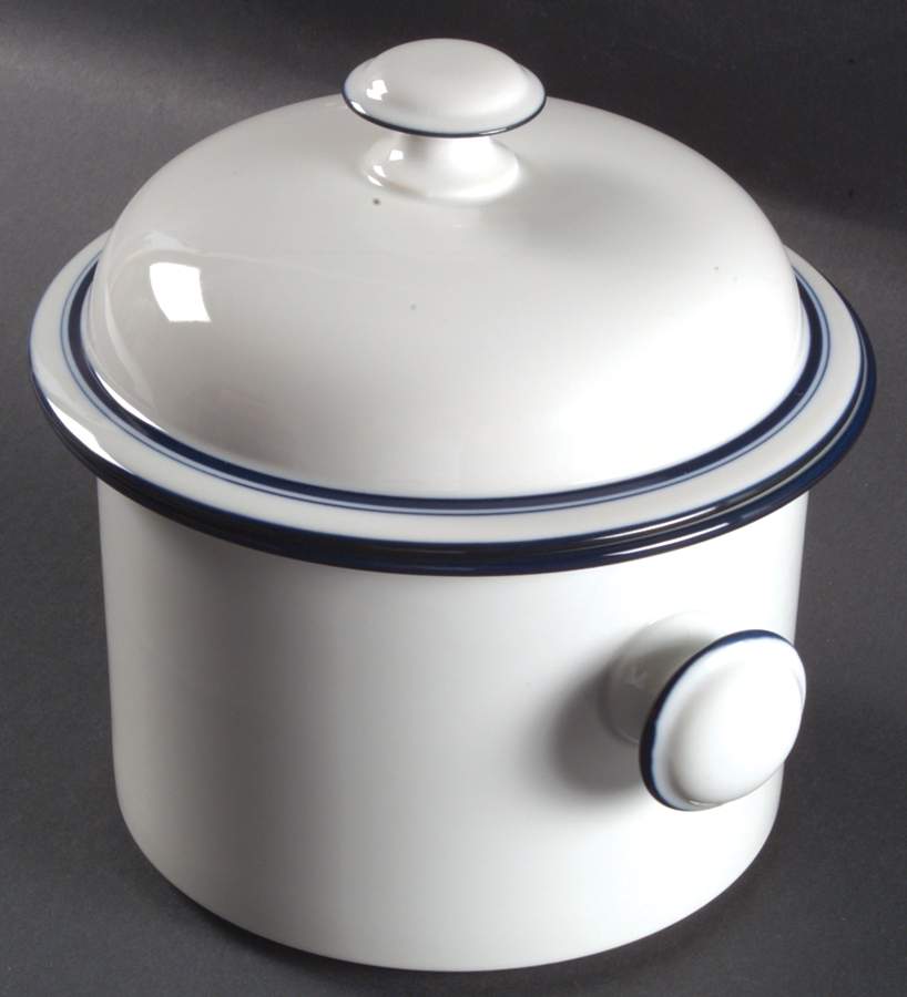 Christianshavn Blue 2 Qt Round Covered Casserole by Dansk-1