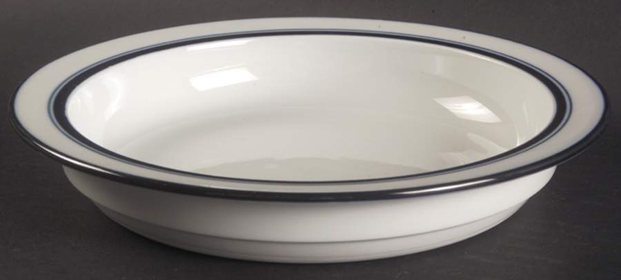Christianshavn Blue Rim Soup Bowl by Dansk-1