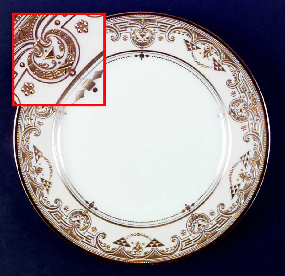 DRE19 Dinner Plate by Dresden (German)-1