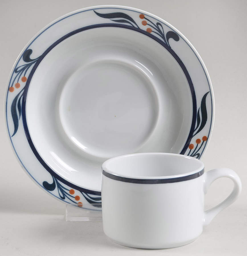 Maribo (Portugal) Demitasse Cup & Saucer Set by Dansk-1