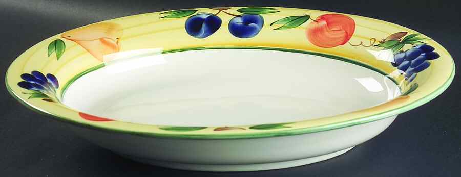 Summer Bounty 17" Oval Vegetable Bowl by Dansk-1
