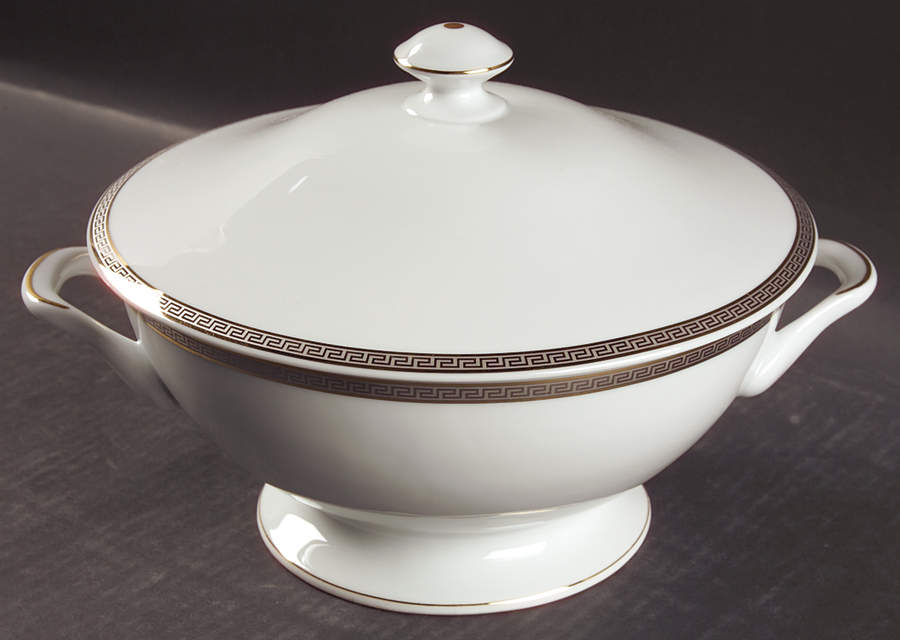 Athos Gold and Platinum Tureen &  Lid by Philippe Deshoulieres-1