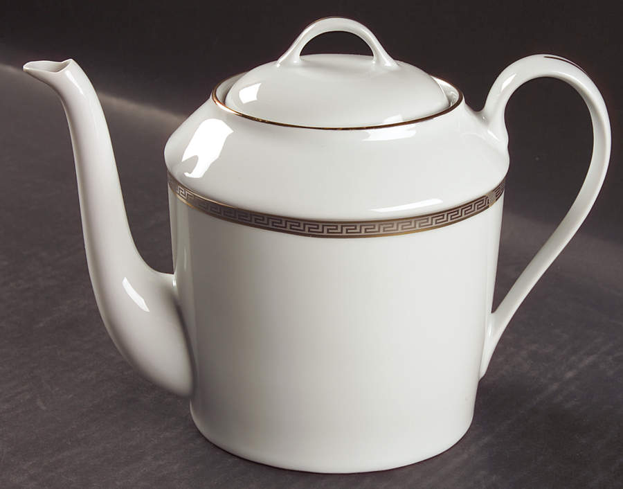 Athos Gold and Platinum Teapot & Lid by Philippe Deshoulieres-1