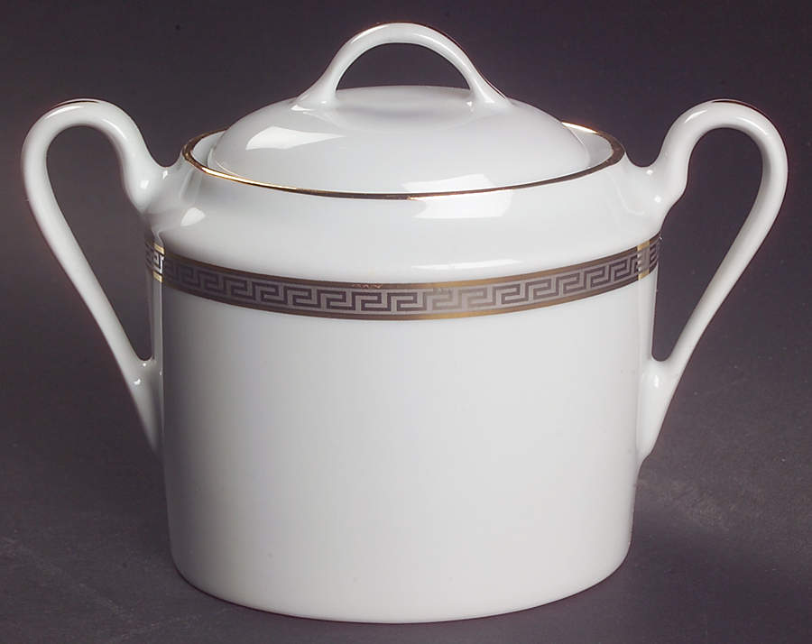Athos Gold and Platinum Sugar Bowl & Lid by Philippe Deshoulieres-1