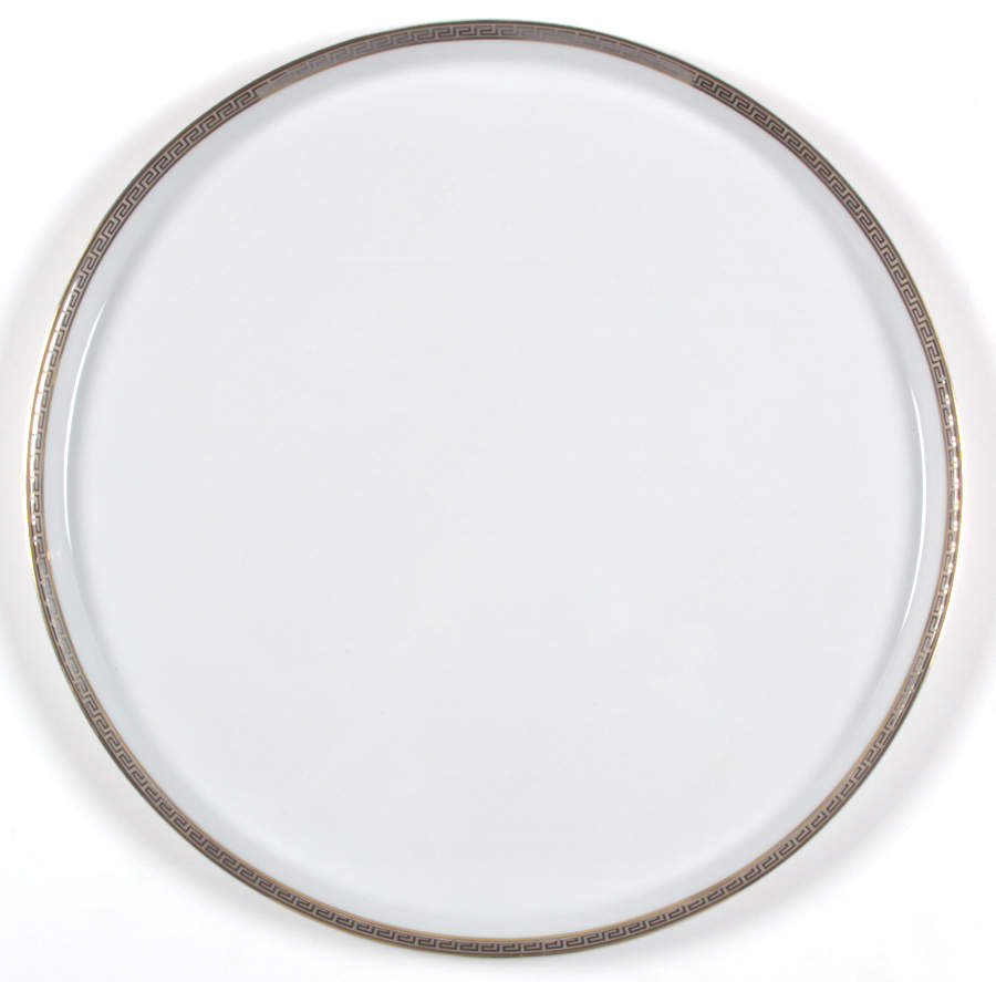 Athos Gold and Platinum Cake Plate by Philippe Deshoulieres-1