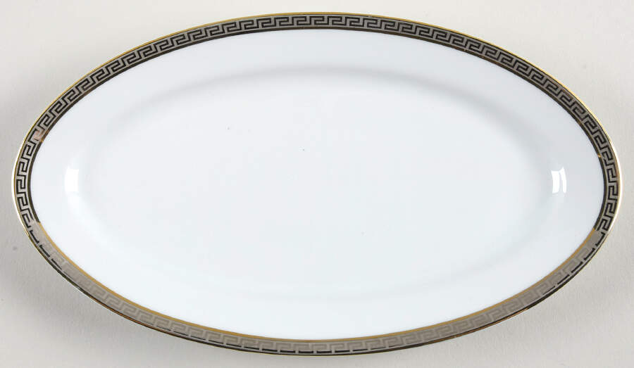 Athos Gold and Platinum Relish/Gravy Underplate by Philippe Deshoulieres-1