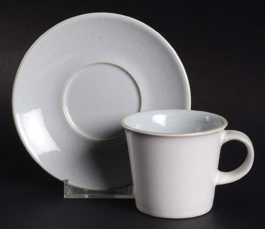 Spirit Flat Demitasse Cup & Saucer Set by Denby-Langley-1