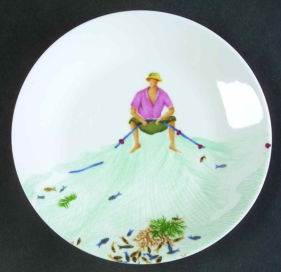 Mer Des Caraibes Canape Plate by Philippe Deshoulieres-1