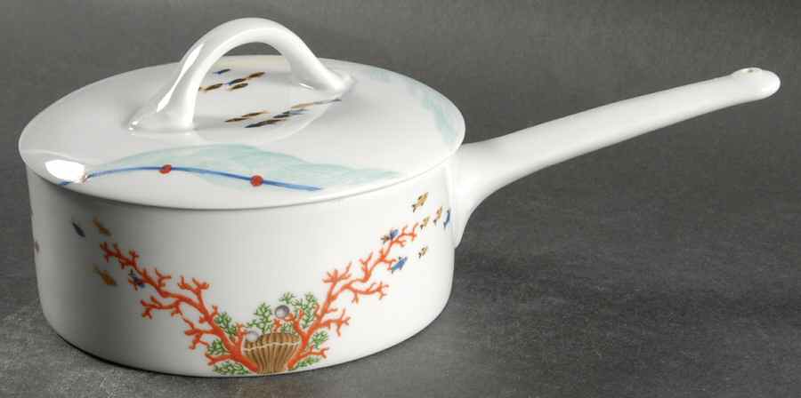 Mer De Corail Individual Casserole & Lid by Philippe Deshoulieres-1