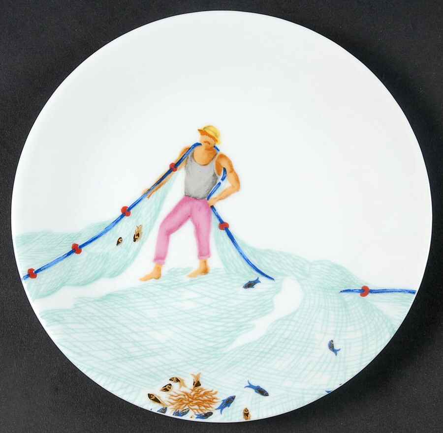 Mer Des Caraibes Canape Plate by Philippe Deshoulieres-1