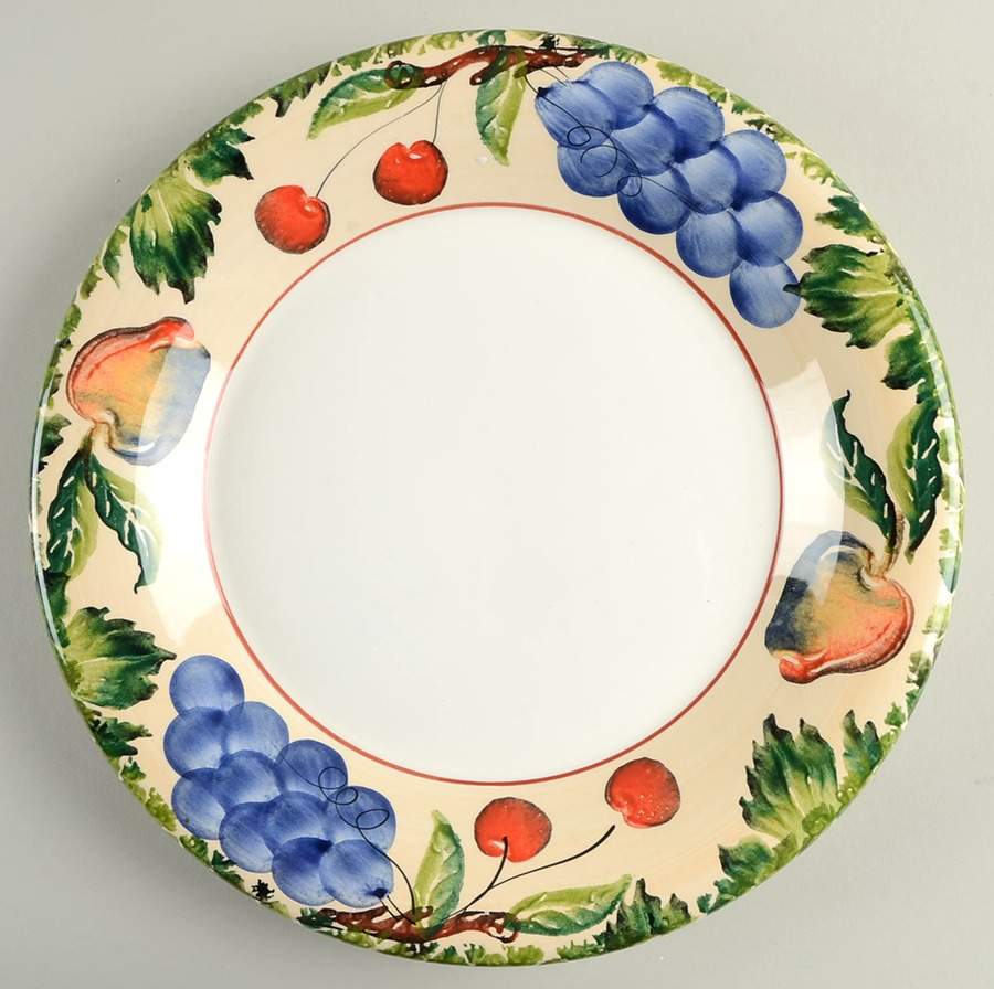 Fall Harvest Large Dinner Plate by Dansk-1