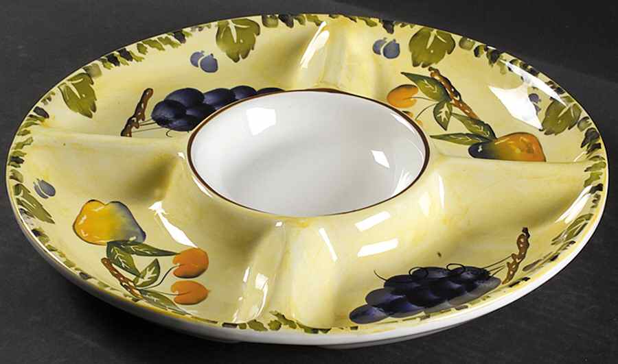 Fall Harvest 1 Piece Chip & Dip by Dansk-1