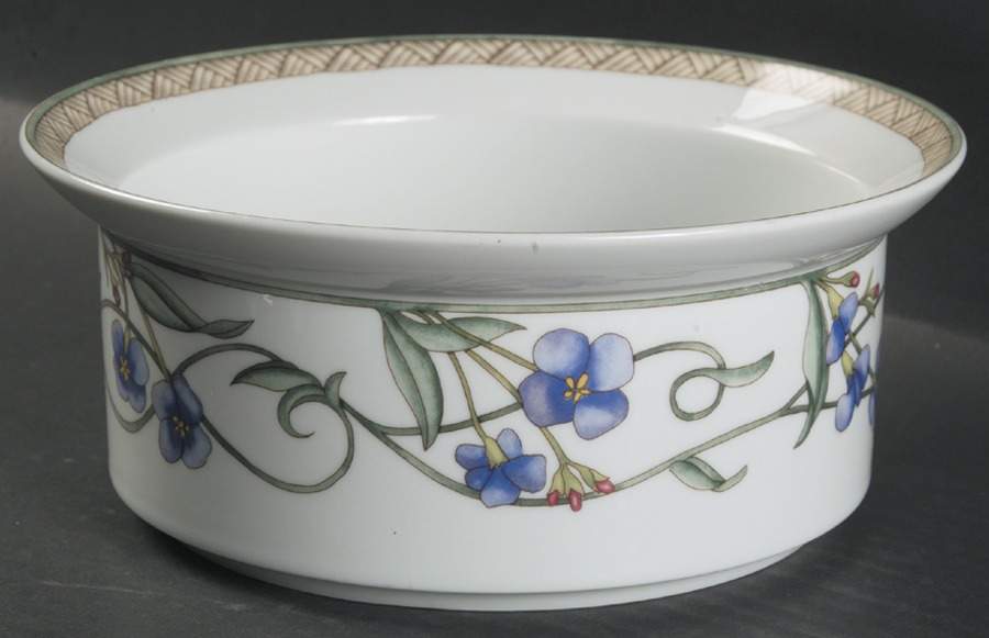 Umbrian Flowers 8" Round Vegetable Bowl by Dansk-1