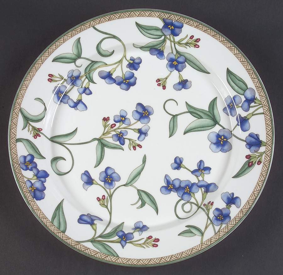 Umbrian Flowers 13" Chop Plate (Round Platter) by Dansk-1